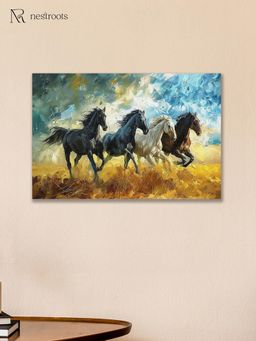 Nestroots - Legends in Motion Wall Painting for Living Room