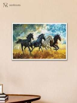 Nestroots - Legends in Motion Wall Painting for Living Room