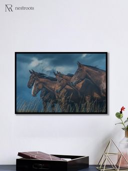 Nestroots - Edge Of Thunder Wall Painting for Living Room