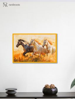 Nestroots - Riders Of the Radiance Wall Painting for Living Room