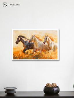 Nestroots - Riders Of the Radiance Wall Painting for Living Room
