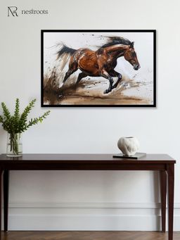 Nestroots - Heart Of the Storm Wall Painting for Living Room