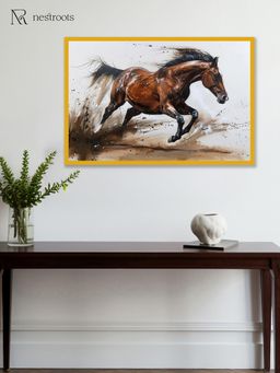 Nestroots - Heart Of the Storm Wall Painting for Living Room