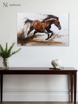 Nestroots - Heart Of the Storm Wall Painting for Living Room