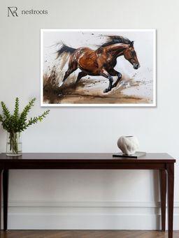 Nestroots - Heart Of the Storm Wall Painting for Living Room