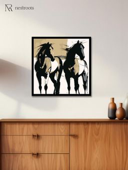 Nestroots - the Quiet Run Wall Painting for Living Room