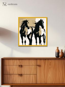 Nestroots - the Quiet Run Wall Painting for Living Room