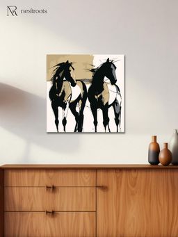 Nestroots - the Quiet Run Wall Painting for Living Room