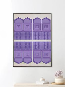 Nestroots - Islamic Multi Tomb Wall Painting Canvas