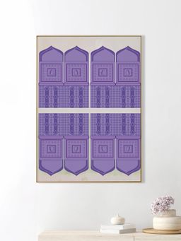 Nestroots - Islamic Multi Tomb Wall Painting Canvas