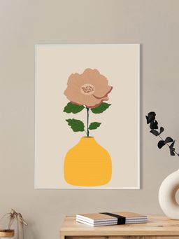 Nestroots - Vibrant Floral Vase Wall Art Canvas Wall Painting