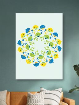Nestroots - Colourful Fish Design Canvas Art Canvas Wall Painting