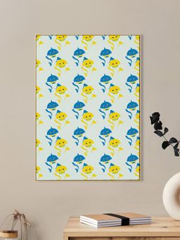 Nestroots - Multi-Color Fish Pattern Canvas Wall Painting