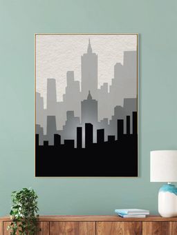 Nestroots - Urban Elegance: Cityscape Canvas Print Wall Painting