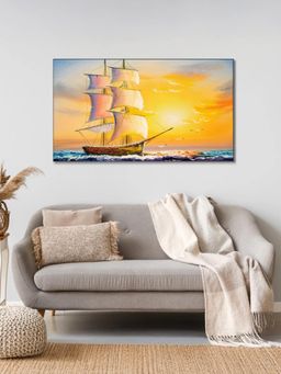 Nestroots - Sailboat Sunset Serenity Wall Art Painting