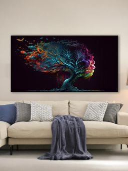 Nestroots - Whimsical Tree with Butterfly Art Wall Painting