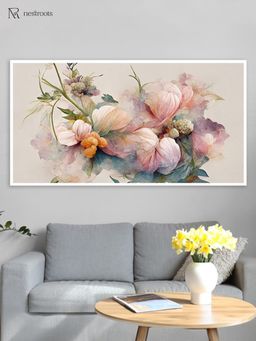Nestroots - Elegant Bouquet: Capturing Nature'S Beauty Wall Painting