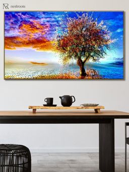 Nestroots - Majestic Ocean Tree Wall Art Painting
