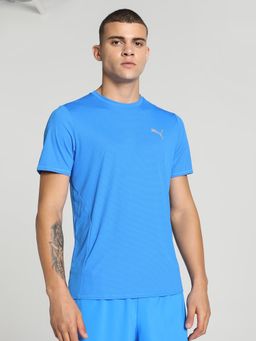 Puma - RUN FAVORITE Men Blue T-Shirt