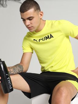 Puma - Fit Ultra breathe Men Yellow T-Shirt