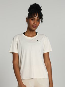Puma - STUDIO YOGINI LITE Women White T-Shirt