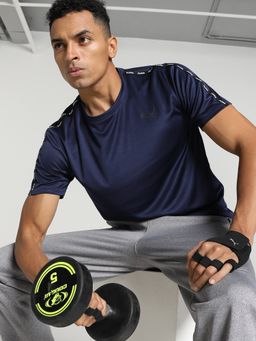 Puma - Fit Taped Men Navy Blue T-Shirt