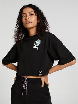 Puma - Graphic Women Black T-Shirt
