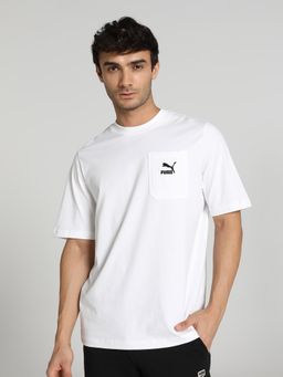 Puma - Classics Pocket Men White T-Shirt