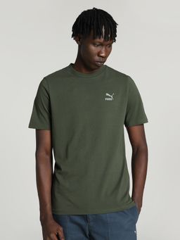 Puma - Classics Small Logo Men Green T-Shirt