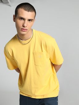 Puma - MMQ Pocket Unisex Yellow T-Shirt