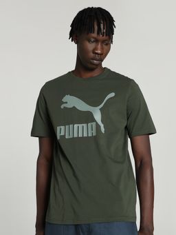 Puma - Classics Logo Men Green T-Shirt