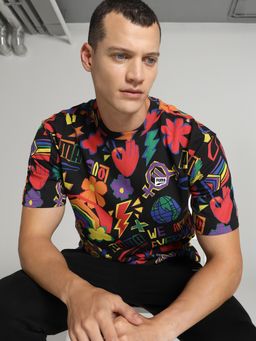 Puma - DOWNTOWN PRIDE Unisex Black T-Shirt