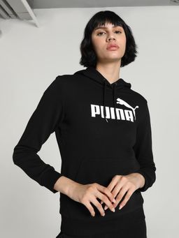 Puma - Essentials Logo Women Black Sweatshirt