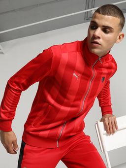 Puma - Ferrari Style T7 Men Red Track Jacket