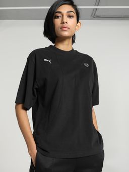 Puma - Ferrari Style Women Black T-Shirt