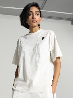 Puma - Ferrari Style Women White T-Shirt