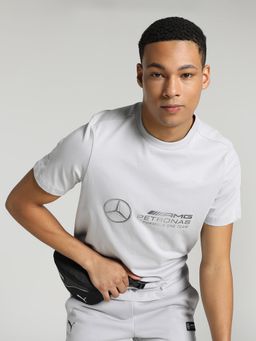 Puma - Mercedes AMG Petronas F1 Logo Men Grey T-Shirt