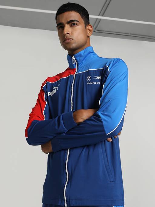Buy Puma BMW MMS MT7 Slim Men Blue Track Jacket Online