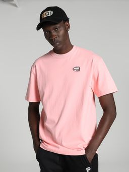 Puma - DOWNTOWN Graphic Men Pink T-Shirt
