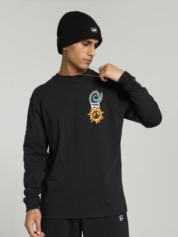 Puma - DOWNTOWN Men Black T-Shirt