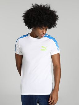 Puma - T7 SPORT Men White T-Shirt