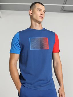 Puma - BMW MMS Logo + Men Blue T-Shirt