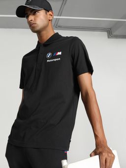 Puma - BMW MMS Essentials Men Black Polo T-Shirt