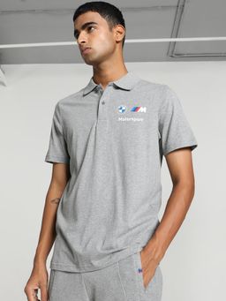 Puma - BMW MMS Essentials Men Grey Polo T-Shirt