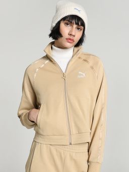 Puma - T7 Women Beige Track Jackets