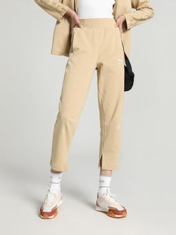 Puma - T7 High Waist Women Beige Track pant