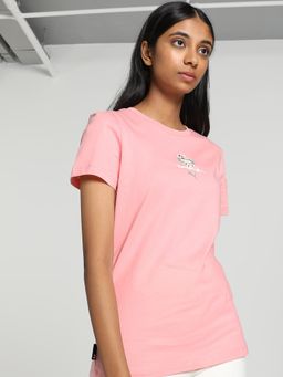 Puma - SWxP Graphic Women Pink T-Shirt