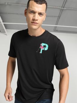 Puma - x PTC Graphic Men Black T-Shirt