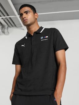 Puma - BMW MMS Jacquard Men Black Polo T-Shirt