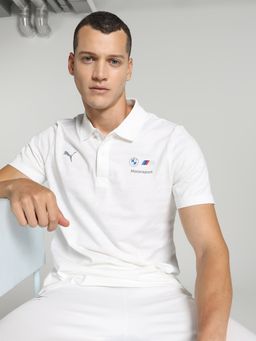 Puma - BMW MMS Jacquard Men White Polo T-Shirt